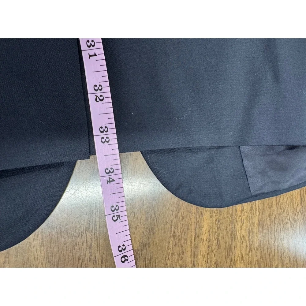 Brooks Brothers Mens 43 LG Black Super 110s Worsted Wool Blazer Sport Coat USA